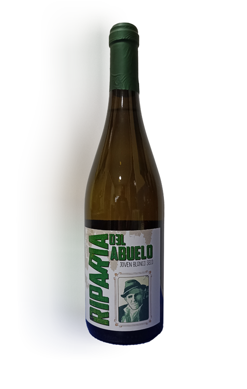 imagen de botella vino la riparia del abuelo